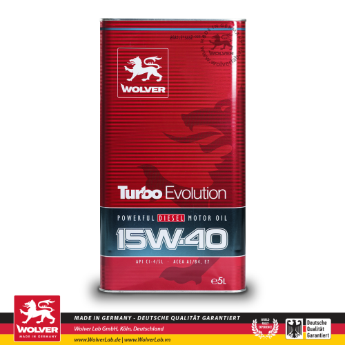 Wolver Turbo Evolution 15W-40 Ci-4 5L
